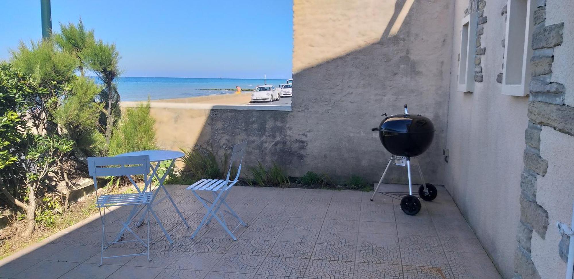 Vue Exceptionnelle En Front De Mer, 8 Personnes Ver-sur-Mer Exterior foto
